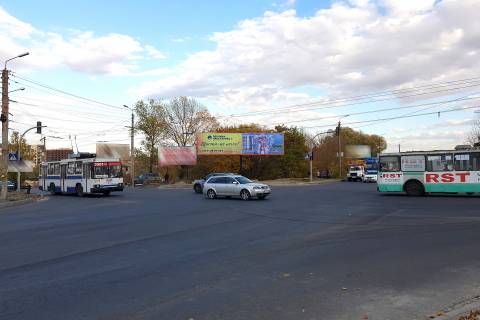 Billboard A in Khmelnitsky, 3*6  perehresta st.P.Mirnogo - st.Ozerna, nepodalik: novobudovi m.r. Ozerna, skladi budmaterialiv [prave vuho] Photo 1