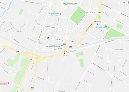 Billboard A in Khmelnitsky, 3*6  st.Grusevs'kogo - st.Knaza S.Horobrogo. nepodalik: novij mist, (centr) [livij] scheme