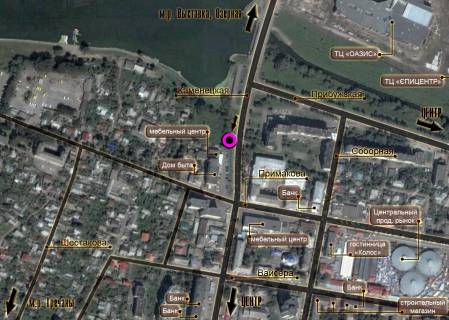 Billboard A in Khmelnitsky, 3*6  st.Zaricans'ka - Starokostantinivs'ke sose. nepodalik: AZS "OKKO", TC "Komfort", ne prodovol'cij rinok, novij zitlovij masiv, Sport-Lend, avtosalon "Ford", "Audi", "Reno", cilodobove "Sil'po" (v/vid centru) scheme