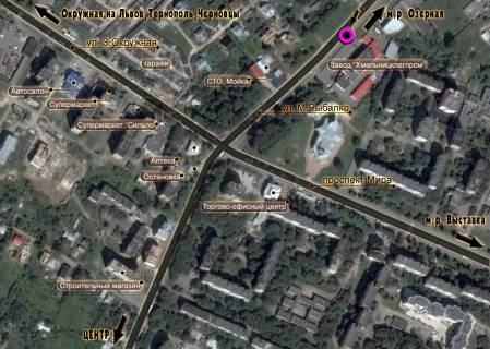 Billboard B in Khmelnitsky scheme