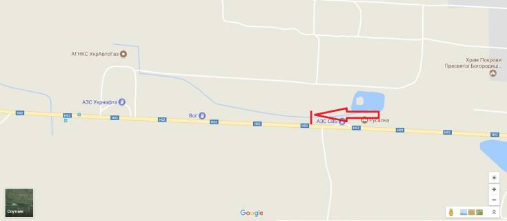 Billboard A in Lviv route, 3х6  Львів-Тернопіль, 13+400 ліворуч scheme