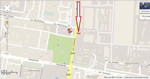 Scrolller, Scroll B in Lviv, 2,3х3,14  вул.Стрийська 45 (ТЦ FABRIK) - 615466 scheme