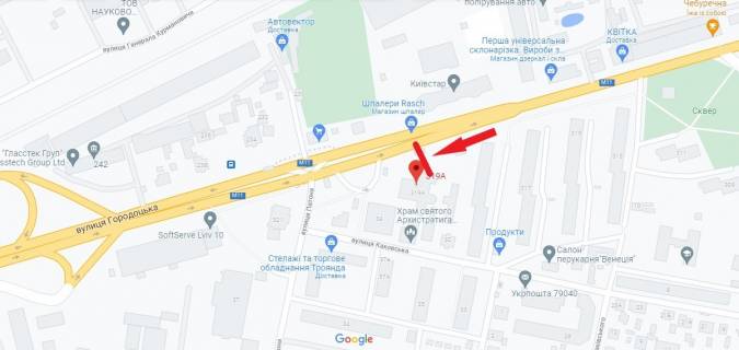 Citylight B in Lviv, 1,2х1,8  вул. Городоцька, 319-А (сітілайт, зупинка) scheme