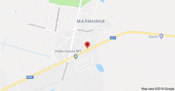 Billboard A in Dublyani, 3х6  s.Dublani (v'izd u L'viv) scheme