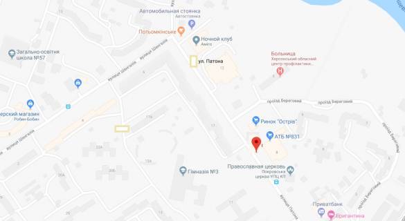 Prismatron, Prism A in Kherson, 3х4 м.  Patona st.(zupinka "Torgovij centr") - 386509 scheme