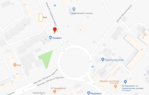 Billboard B in Kherson 49-i Gvardijs'koi divizii st.(r-n magazinu "Uut") scheme