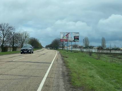 Billboard A in Kherson, 3х6 м.  Aeroportovs'ka doroga, T2215 (Vijs'kova castina) Photo 1