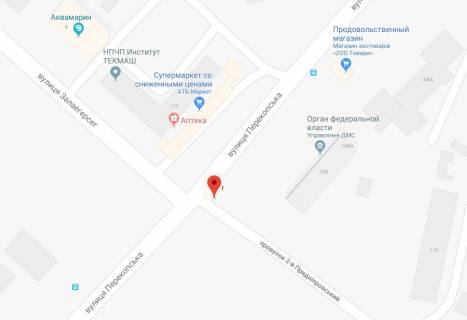 Billboard A in Kherson Perekops'ka st./Zalaegerseg st. scheme