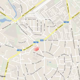 Billboard A in Rivne, 6х3м  m. Rivne, st. Kn. Volodimira, 29  scheme