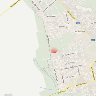 Billboard B in Rivne, 6х3м  m. Rivne, st. Makarova, navproti budinku No21 scheme