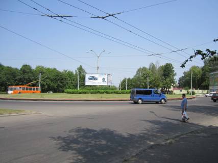 Billboard A in Rivne, 6х3м  m. Rivne, kil'ce na perehresti st. Kurcatova ta st. D. Galic'kogo Photo 1
