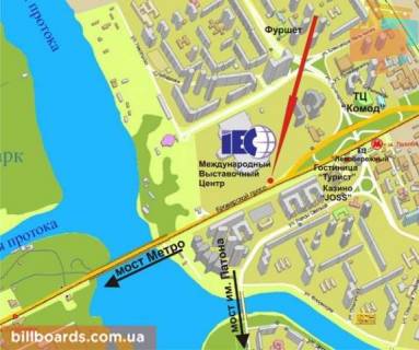 Prismatron, Prism A in Kyiv, 3х6  Brovars'kij av.,15 (Miznarodnij vistavkovij centr)-v centr - 52677 scheme