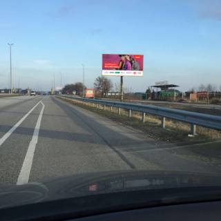 Billboard A in Lyubimivka, 3х6  Zitomirs'ke sose, s.Lubimivka, sad.centr "Artemida",Victoria Film Studio  - v Kiiv Photo 1