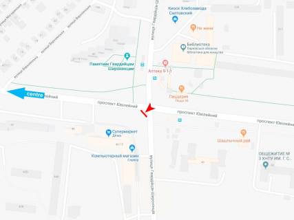 Prismatron, Prism B in Dnipro (Dnipropetrovsk), 3х6  Uvilejnij pr-t - Gvardijciv-Sironinciv st., 15/46, v centr (VIP) - 374341 scheme