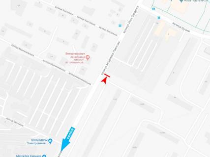 Billboard A in Kharkiv, 3х6  Akademika Pavlova st., 164, z centru scheme