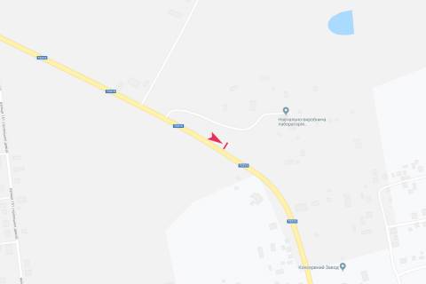 Billboard B in Nova Ushitsya, 3х6  v'ezd v gorod scheme