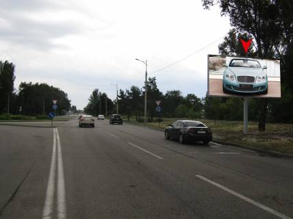 Billboard A in Dnipro (Dnipropetrovsk), 3x6  Marsala Malinovs'kogo st., 21  (navproti kruga, kafe "Bereg") Photo 1