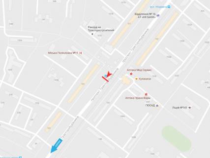 Prismatron, Prism A in Kharkiv, 3х6  Traktorobudivnikiv pr-t, 105, v centr - 471924 scheme