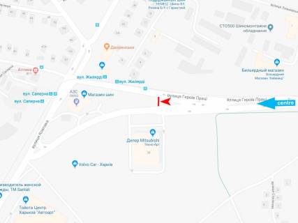 Video Billboard B in Kharkiv, 6x3  Geroiv Praci st., 2-V, do centru (VIP) (zup. Zilardi) - 457655 scheme