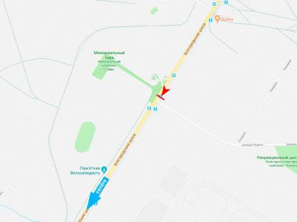 Citylight A in Zaporizhzhya Belgorodskoe sosse - Rudika st. (2) (ostanovka "Memorial Slavy") scheme