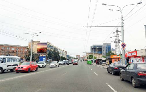Billboard A in Kharkiv, 12,48х10,56  Gagarina pr-t, 20, m. pr-t Gagarina, z centru (ORGTEHNIKA, gipermarket KLASS, Avtovokzal "Levada", doroga v aeroport) Photo 1