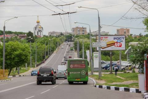 Billboard A in Dnipro (Dnipropetrovsk), 3х6  Ahsarova st., 20, v centr Photo 1