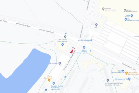 Prismatron, Prism B in Dnipro (Dnipropetrovsk), 3х6  Barabasova st. - Geroiv Praci st., 2-G - 416785 scheme