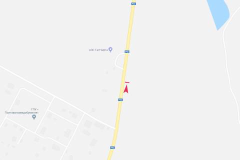 Billboard A in Opishnya, 3х6  v'izd u misto z boku p.Dikan'ka (AZS TAT Nafta) scheme