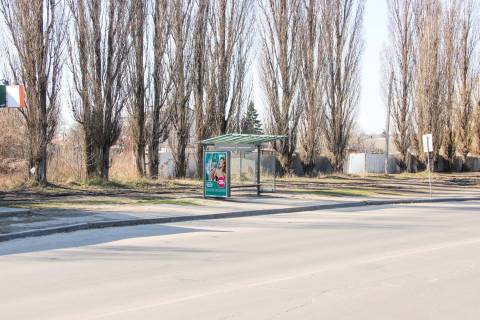 Billboard B in Kharkiv, 1,24х1,84  Traktorobudivnikiv - Mogilivs'ka, 23 (zupinka Nemislans'ka), z centru Photo 1