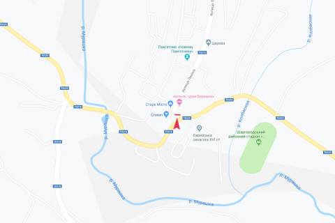 Billboard  in Shargorod st. Lenina scheme