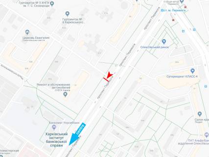 Billboard A in Kharkiv, 3х6  Pobedy pr-t, 55-E, v centr scheme