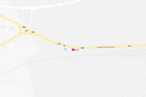 Billboard A in Znamyanka Druga, 3х6  vyezd s goroda AZS Sell, na Znamenku scheme