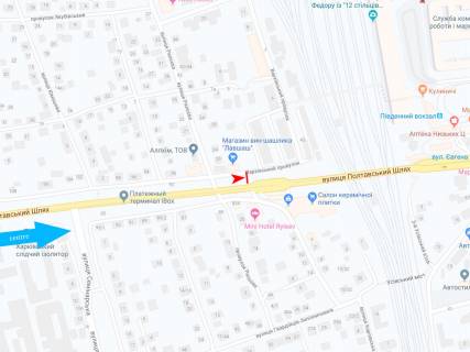 Prismatron, Prism B in Dnipro (Dnipropetrovsk), 3х6  Poltavs'kij slah st., 86, v centr - 374085 scheme