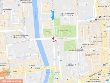 Scrolller, Scroll A in Zaporizhzhya Klockovskaa st. - Sobornyj spusk, v centr - 165688 scheme