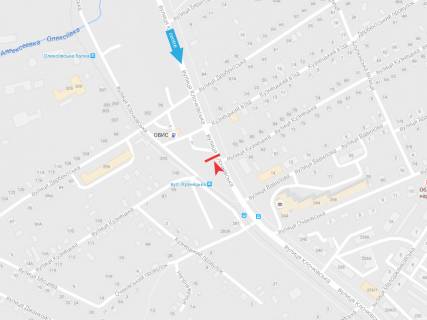 Billboard B in Kharkiv, 3х6  Klockivs'ka st. - Kuznec'kij v'izd, z centru scheme