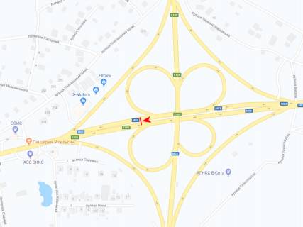 Billboard B in Pisochin, 3х6  Poltavs'kij slah st. - Okruzna doroga (2), z centru scheme