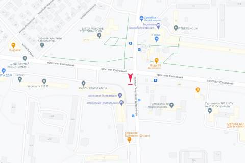 Billboard A in Dnipro (Dnipropetrovsk), 3х6  Gvardijciv-Sironinciv st., 15/46 scheme