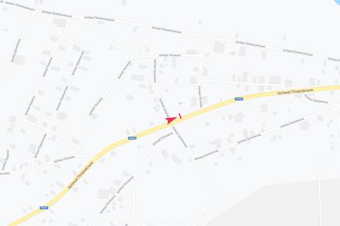 Billboard B in Bershad st. Pokrovs'ka scheme