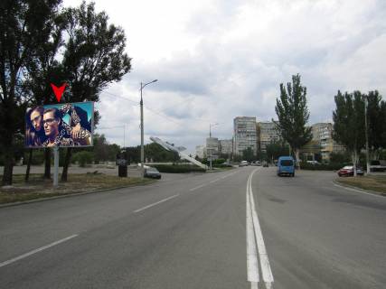 Billboard B in Dnipro (Dnipropetrovsk), 3x6  Marsala Malinovs'kogo st., 21  (navproti kruga, kafe "Bereg") Photo 1