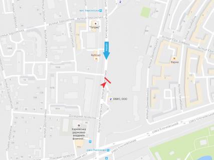 Scrolller, Scroll A in Kharkiv, 3,1х2,2  Klockivs'ka st., 98a, z centru - 471515 scheme