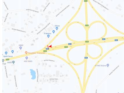 Billboard A in Pisochin, 3х6  Poltavs'kij slah st. - sose Poltavs'ke, 212-a, z centru scheme