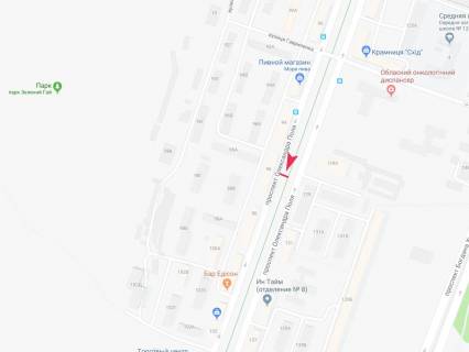 Billboard A in Dnipro (Dnipropetrovsk), 3x6  - scheme