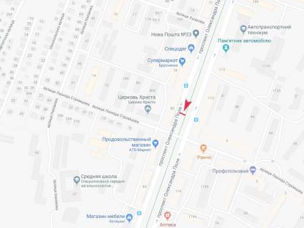 Prismatron, Prism A in Dnipro (Dnipropetrovsk), 3x6  Поля пр., 84 - 617495 scheme