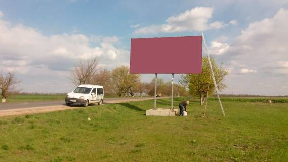 Billboard A in Mykolaiv highway, 3х6  viizd na Mikolaiv Photo 1