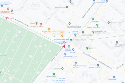 Billboard A in Kharkiv, 3х6  Валентинівська вул. - Тракторобудівників просп., 130/1 scheme