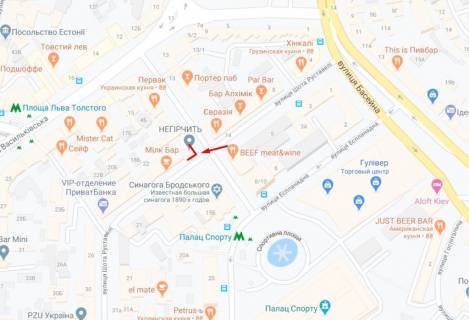 Video Billboard A in Kyiv, 23,0х8,0  Sota Rustaveli st., 16a - 497082 scheme