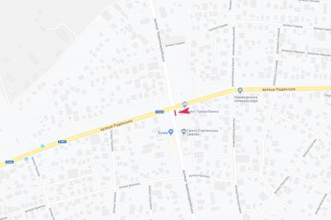 Billboard B in Komisani, 3х6  st. Cervonoarmijs'ka scheme