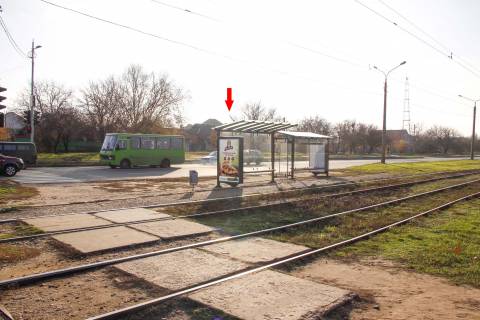 Citylight B in Kharkiv, 1,24х1,84  Saltivs'ke sose (navproti budinku No 178/65) (zupinka Marii Zan'kovec'koi (Motronins'ka)), v centr Photo 1