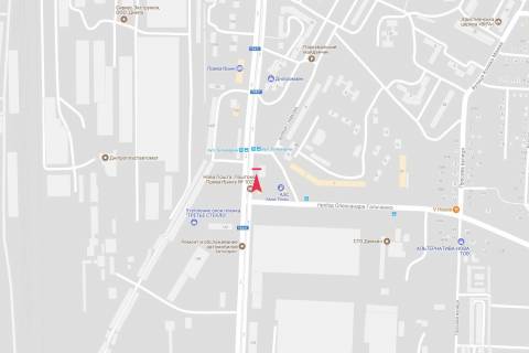 Billboard A in Dnipro (Dnipropetrovsk), 3x6  Bogdana Hmel'nickogo prosp., 133. Za povorotom proizdu Gal'cenka. scheme
