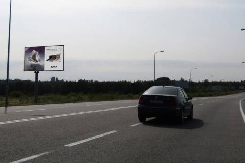 Billboard B in Dnipro (Dnipropetrovsk), 3x6  Asnopolans'ka st. - doroga z Aeroportu, 300m vid perehresta Photo 1